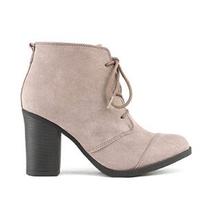 Toetos Taupe Chicago Chunky Boots Sz 7 Tan